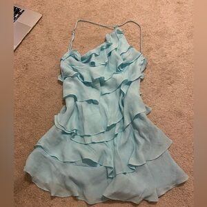 SELFIE LESLIE Arrabel Tiered ruffle mini dress